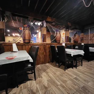 the interior of a restaurant