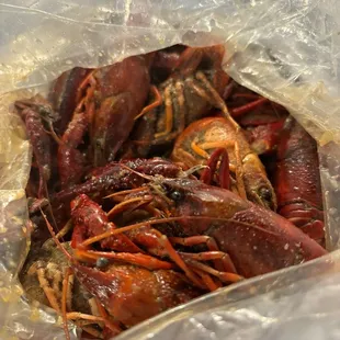 Crawfish (frozen) made hot&amp;juicy medium