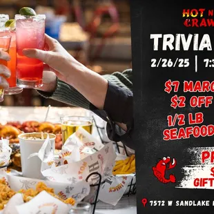 Hot N Juicy Trivia Night!
