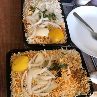 Egg Biryani, Chicken Dum Biryani