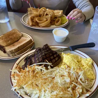 B11. Top Sirloin Steak and Eggs