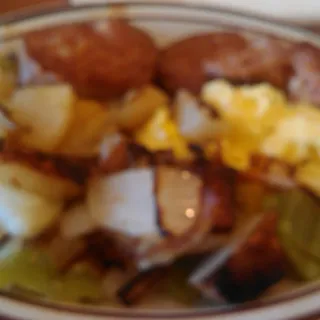 B12. Corned Beef Hash and Eggs