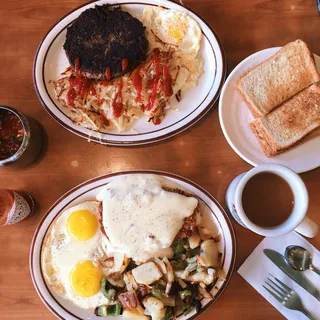 B12. Roast Beef Hash and Eggs