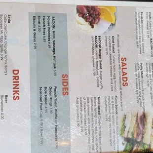 Menu page 1