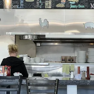 interior, sushi and sashimi