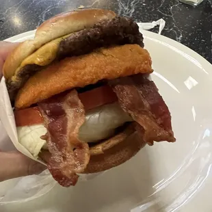 Ultimate burger. It was good.