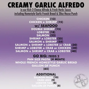 Fetuccine Thursday's