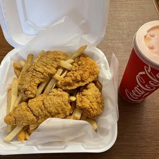 Chicken Strips Dinner