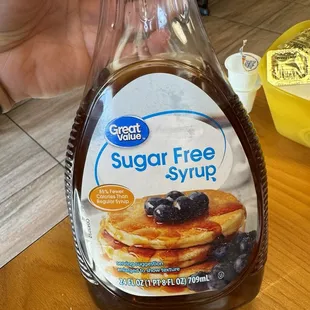 sugar free syrup