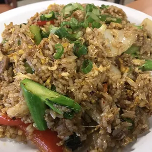 Basil Fried Rice : Kow Pad Bai Kra Pao ; it's authentic Thai Fried Rice