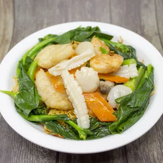 Seafood Pan Fried Noodle
