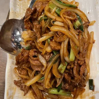 Wok Seared Beef Mongolian Style
