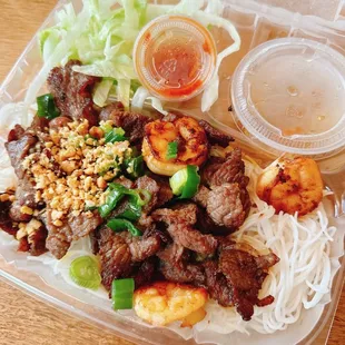 a plastic container filled with food