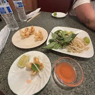 Cream and crab wontons