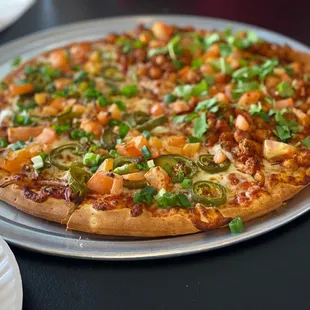 Spicy Garbanzo Hot Pizza