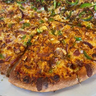 15. Flavorful Paneer Pizza and half Misal pav pizza