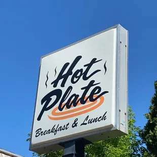 Hot Plate sign