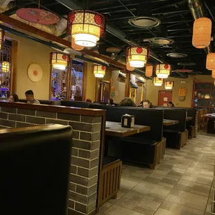 interior, sushi and sashimi