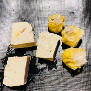 tofu and other ingredients