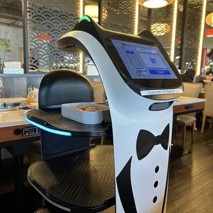 Robot brings you food!