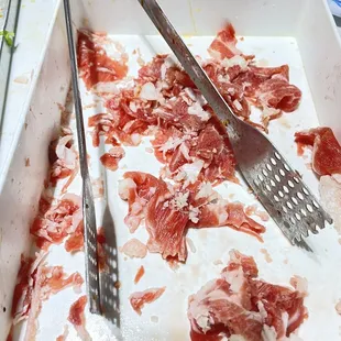 Beef basically shredded