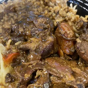 Brown Stew Chicken Platter
