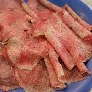 Beef tongue