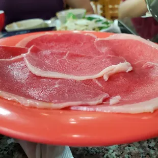 Uneven cuts but mostly thin enuf