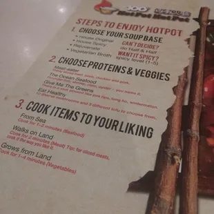 3 Easy Steps for hot pot!