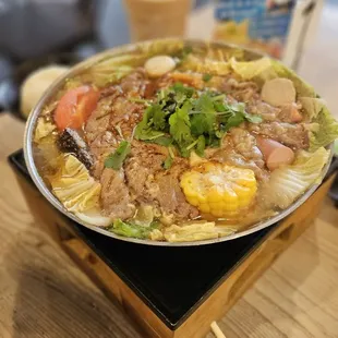 #4 Meat Lover Beef Pot $20.75