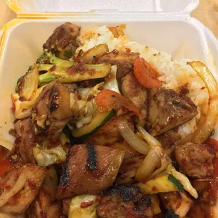 Hot and spicy chicken