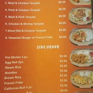 Menu page 2