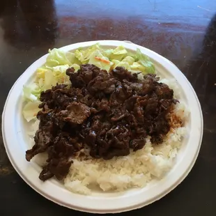 Mmmm good beef teriyaki