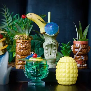 Hot Rocks Signature Tiki Drinks