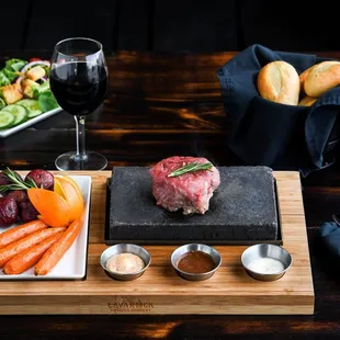 Filet Mignon doesn&apos;t get any better than this at Hot Rocks