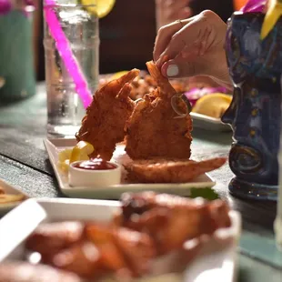 Hot Rocks Coconut Shrimp