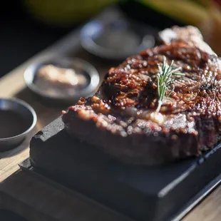 Dells Best Ribeye Steak at Hot Rocks