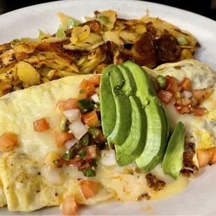 Fantastic place with all day breakfast! The La Bamba omelet. 8.26.23