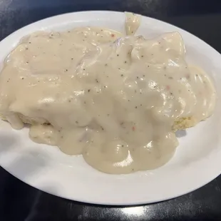Biscuit with gravy