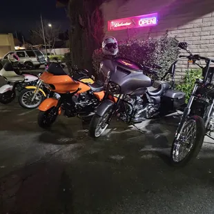 sushi and sashimi, outside