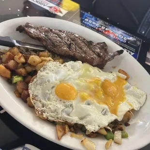 Steak &amp; eggs