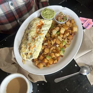 Chorizo omelette was enjoyed by my husband. Next time he will get the avocado slices instead of guacamole.