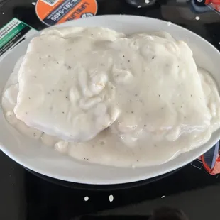 Biscuit with gravy