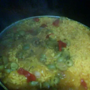 Home made yellow rice