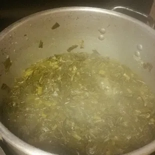 Hot Rod homemade collard greens