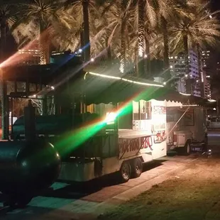 outside, sushi and sashimi