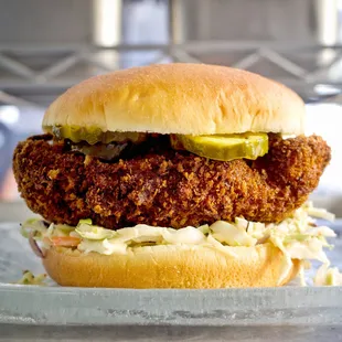 a fried chicken sandwich