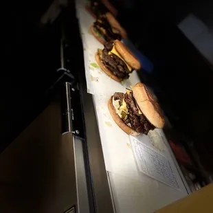 TRIPLE CHEESEBURGERS