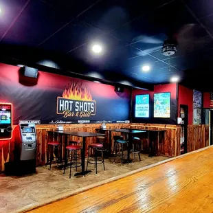 the interior of the restaurant