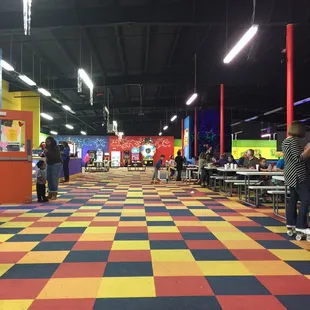 Game area at the end.